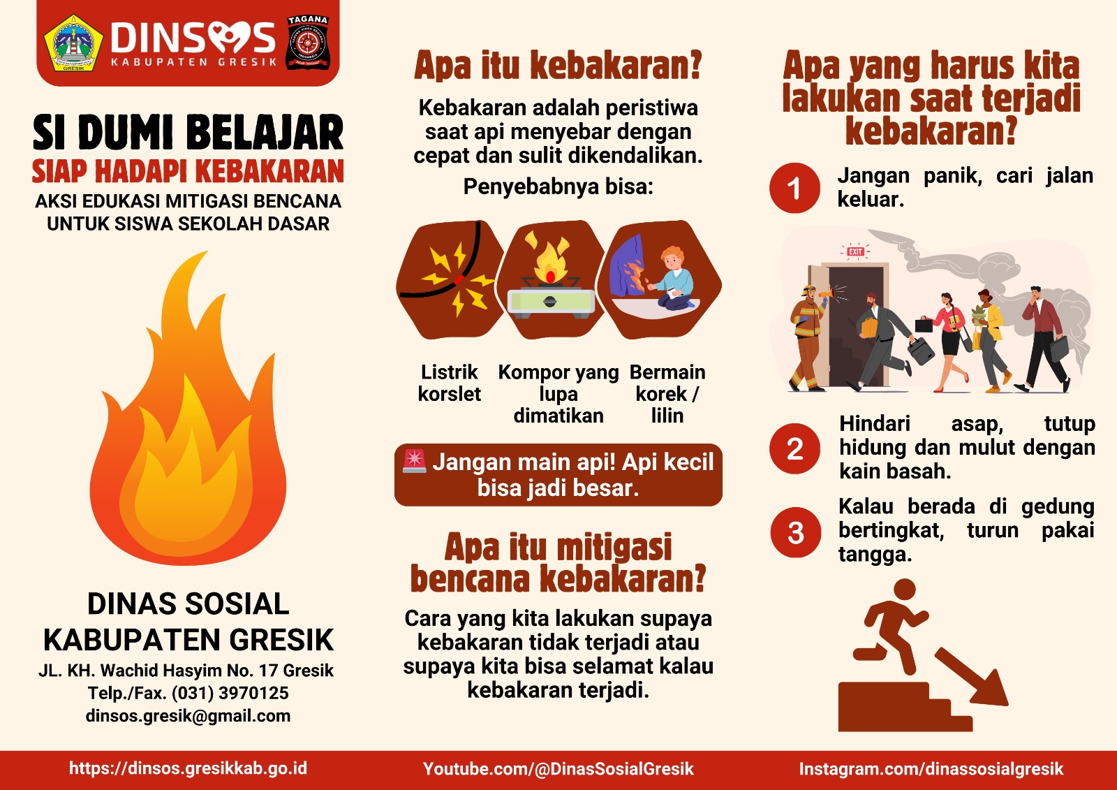 SI DUMI SIAP HADAPI KEBAKARAN