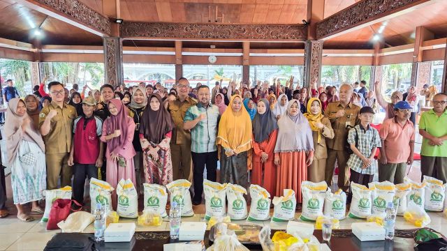 Launching Penyaluran Bantuan Sosial Pangan Resmi Digelar di Kabupaten Gresik