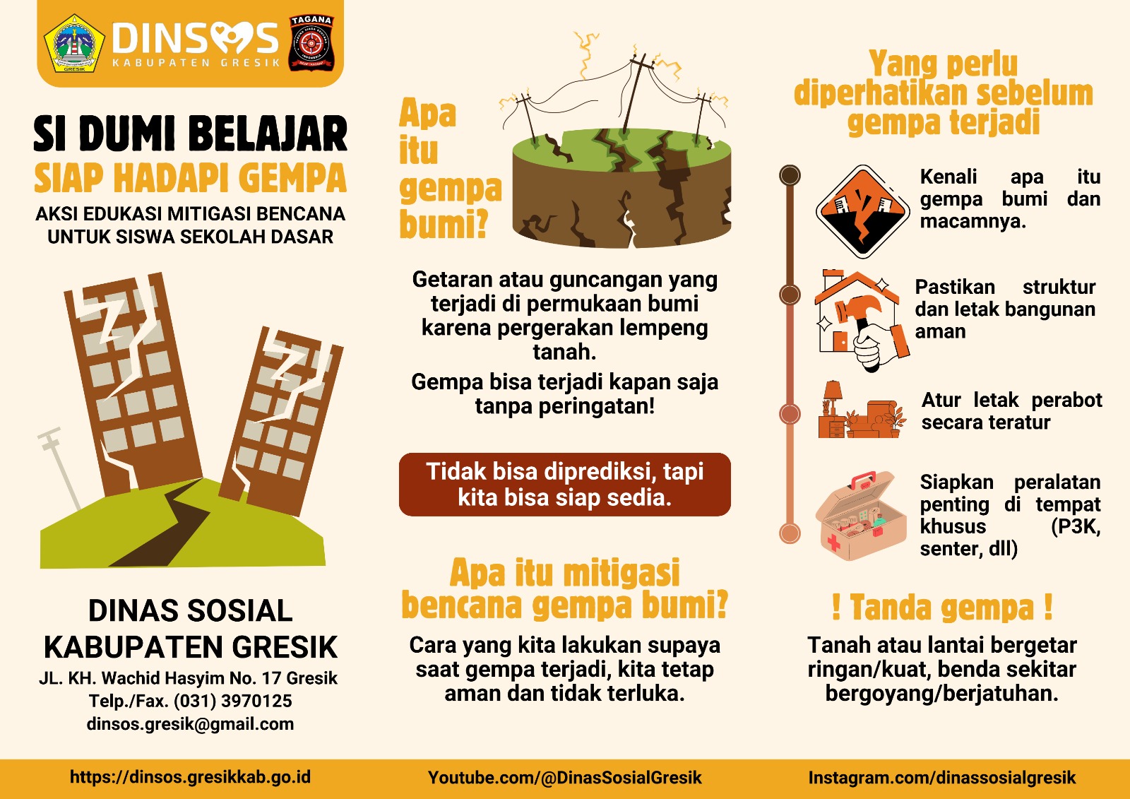 SI DUMI SIAP HADAPI GEMPA